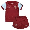 Officiële Voetbalshirt + Korte Broek West Ham United Thuis 2023-24 - Kids